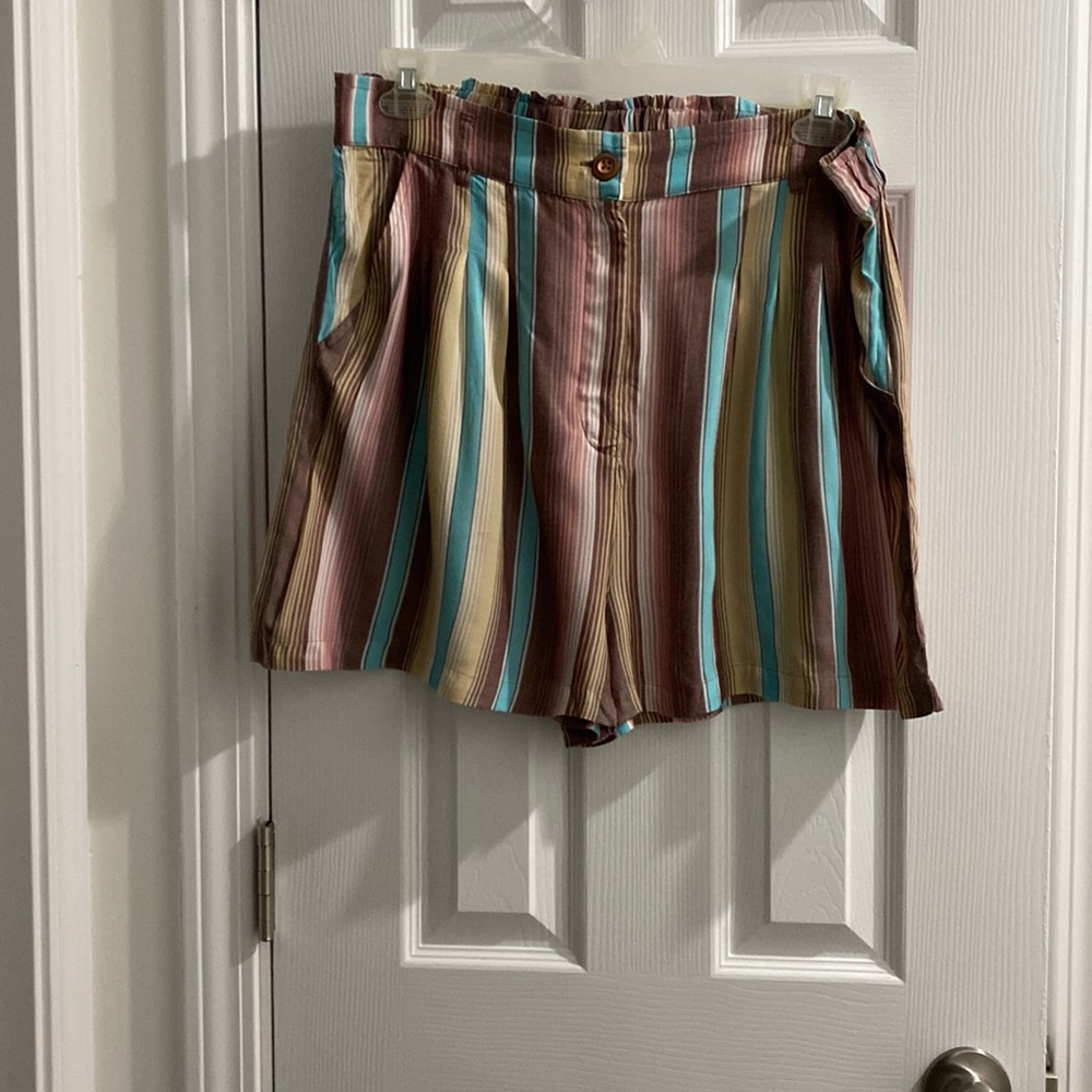 Ariat Multicolor Striped Women Shorts